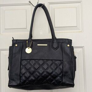 Steve Madden Faux Leather Large  Purse Shoulder Bag Blue